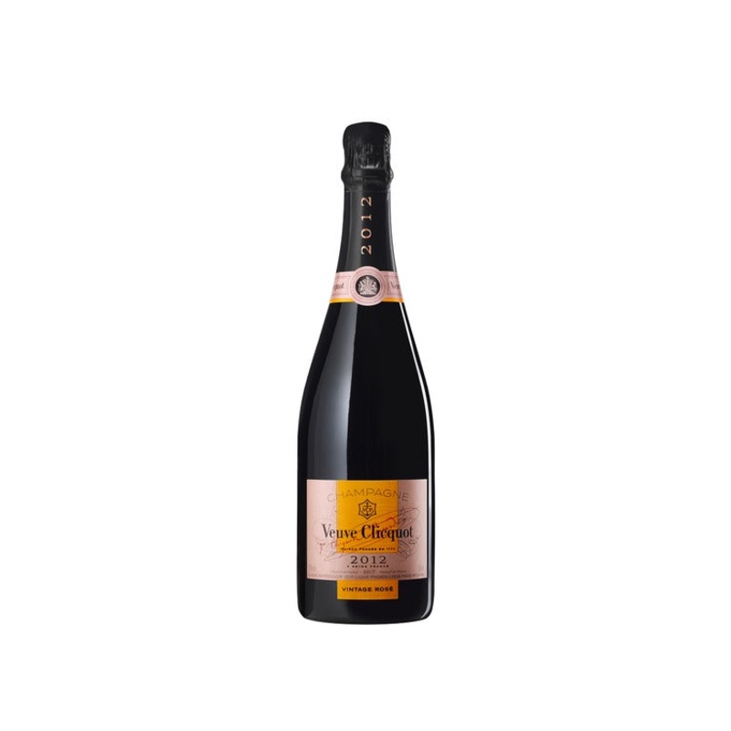 VEUVE CLICQUOT CHAMPAGNE BRUT ROSE VINTAGE 2012 W/ GIFT BOX 750ML 750ML