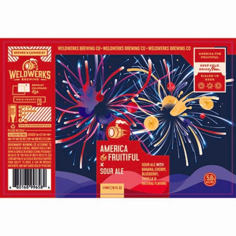 Weldwerks America The Fruitful Sour Ale 16OZ SINGLE CAN