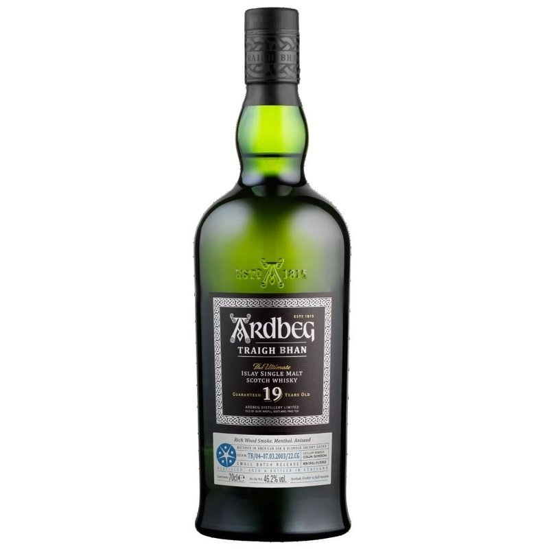 Ardbeg Traigh Bhan 19 Years Old 2023 Islay Single Malt Scotch Whisky 700ML BTL