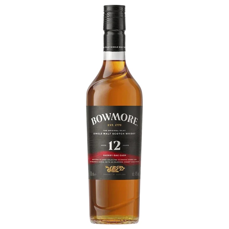 Bowmore 12 Year Sherry Oak Single Malt Scotch Whisky 700mL