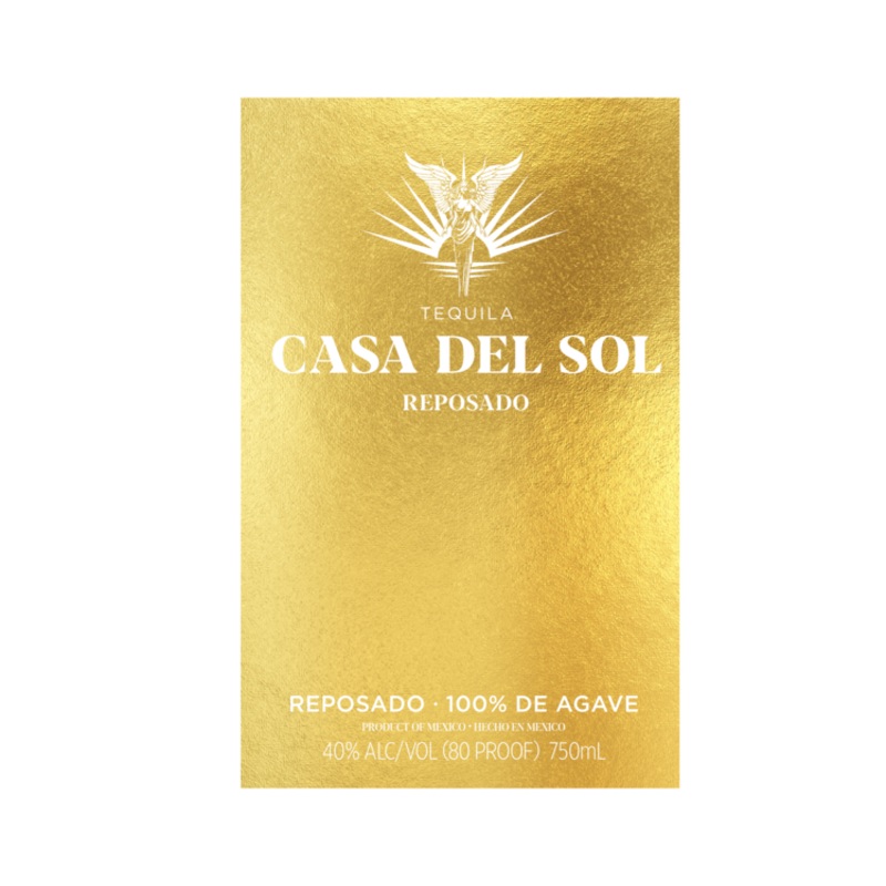 CASA DEL SOL TEQUILA REPOSADO 80 750ML 750ML