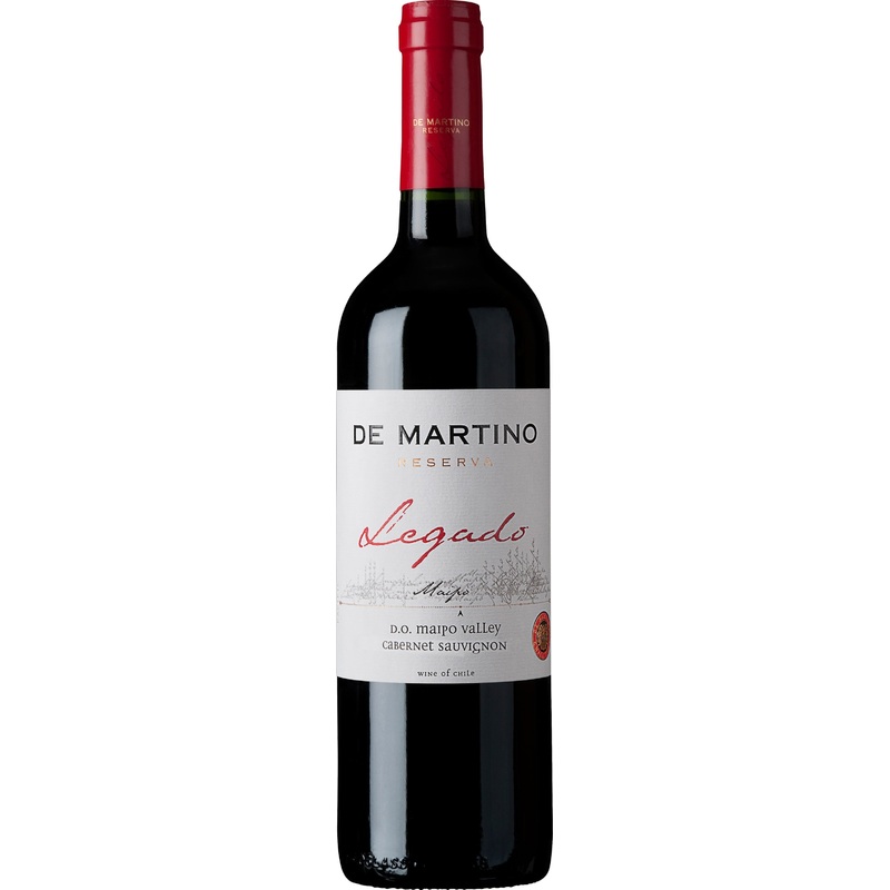 DE MARTINO CABERNET SAUVIGNON LEGADO RESERVA MAIPO VALLEY 2018 750ML 750ML