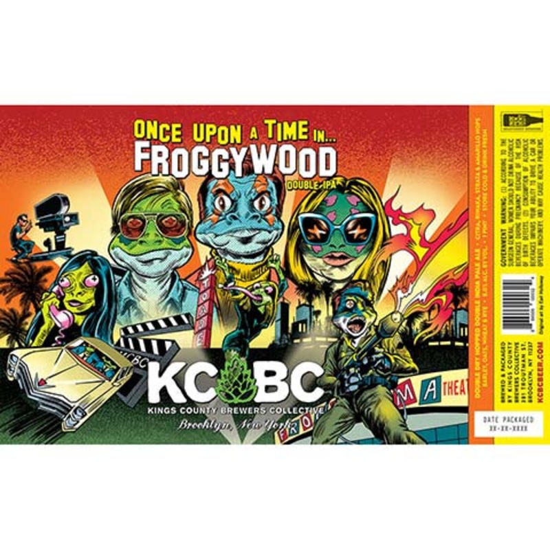 Kings County Brewers Collective Once Upon A Time In... Froggywood DIPA 16OZ SINGLE CAN