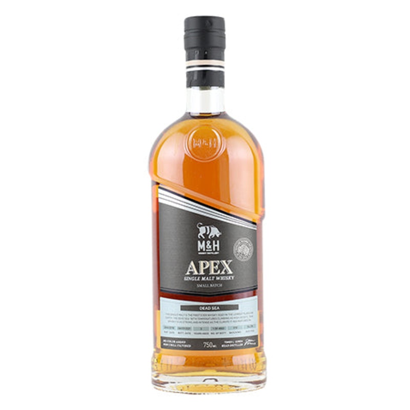 M&H Apex Dead Sea Single Malt Whisky 750ML BTL