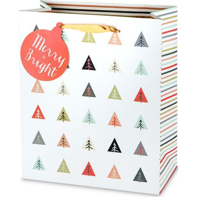 Modern Christmas Trees Gift Bag