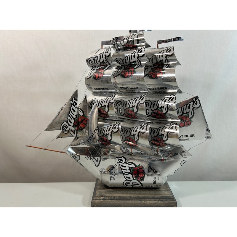 Barq's Root Beer Soda Can Ship