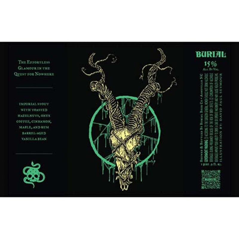 Burial The Effortless Glamour In the Quest for Nowhere Imperial Stout 500ML SINGLE BTL