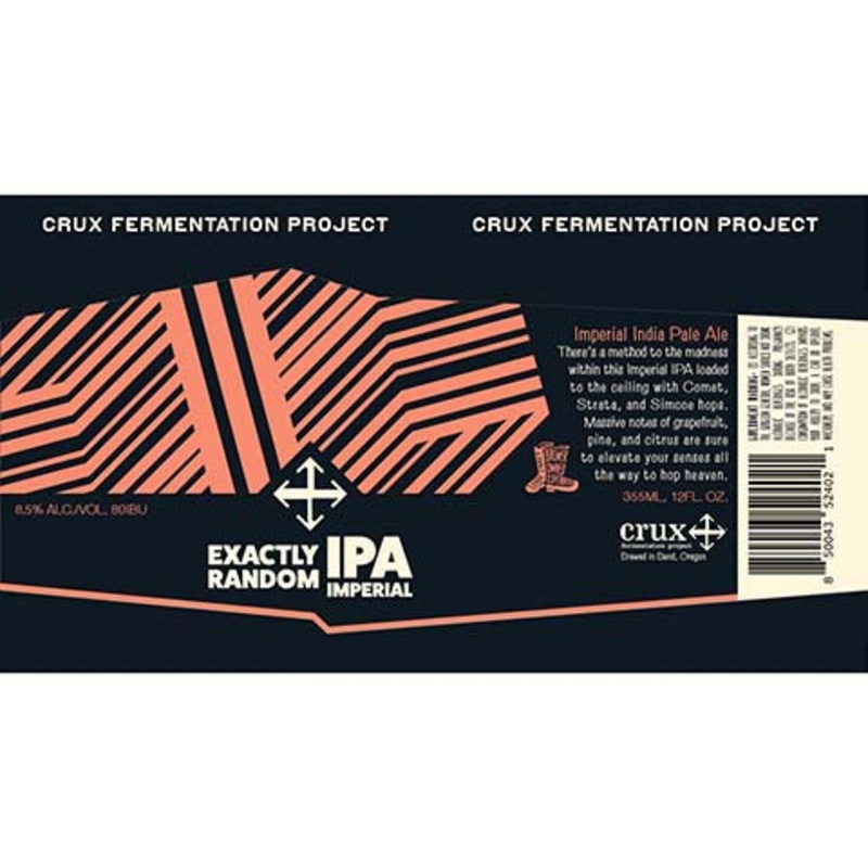 Crux Exactly Random IPA 12OZ SINGLE CAN