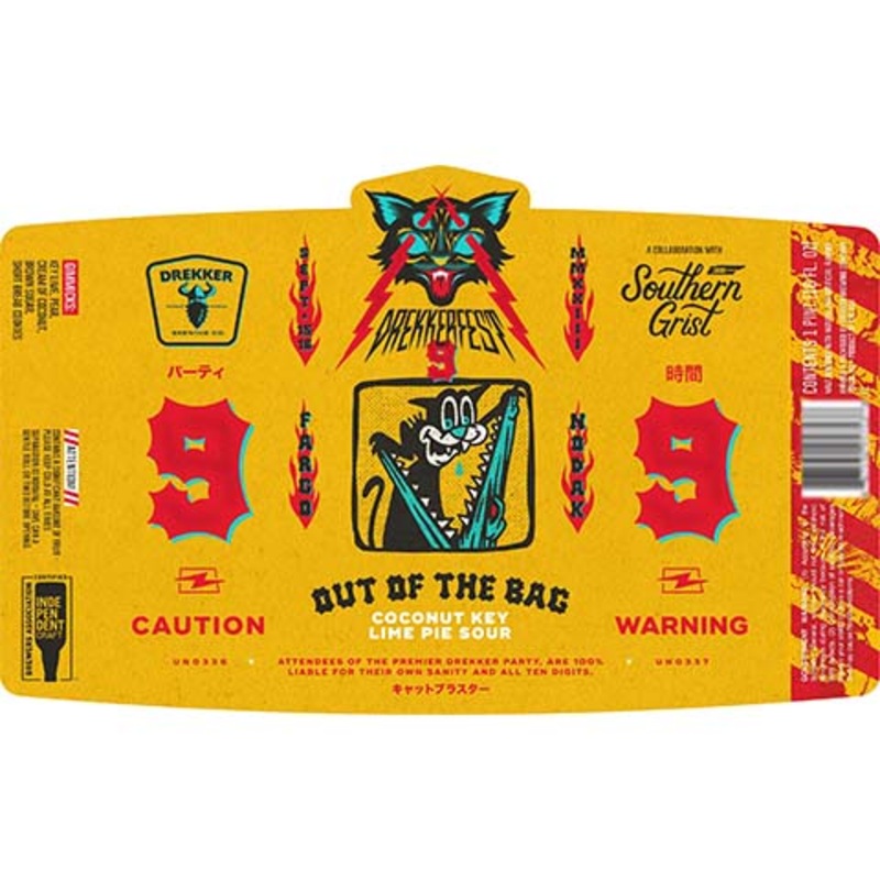 Drekker Out Of The Bag - DrekkerFest 9 Release Sour 16OZ SINGLE CAN