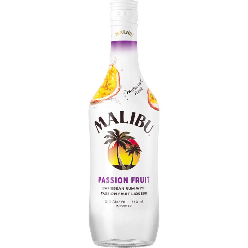 MALIBU PASSION FRUIT FLAVORED RUM 42 750ML 750ML