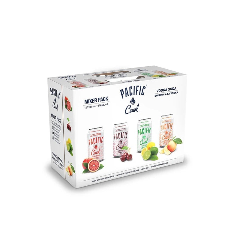 PACIFIC COOL VODKA SODA MIXER 355ML 12PK CAN @ Southgate [1038550] 4260 ml