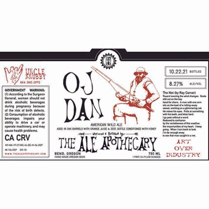 The Ale Apothecary OJ DAN Wild Ale 750ML BTL