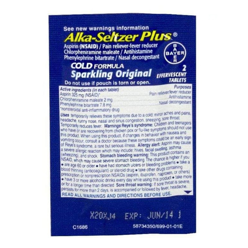 Alka Seltzer Plus Cold