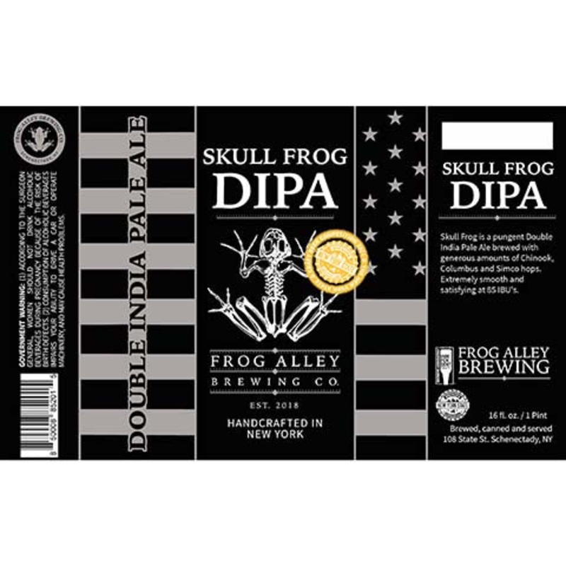 Frog Alley Skull Frog DIPA 16OZ SINGLE CAN