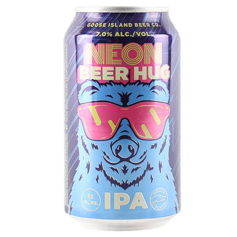 Goose Island Neon Beer Hug IPA 12OZ SINGLE CAN