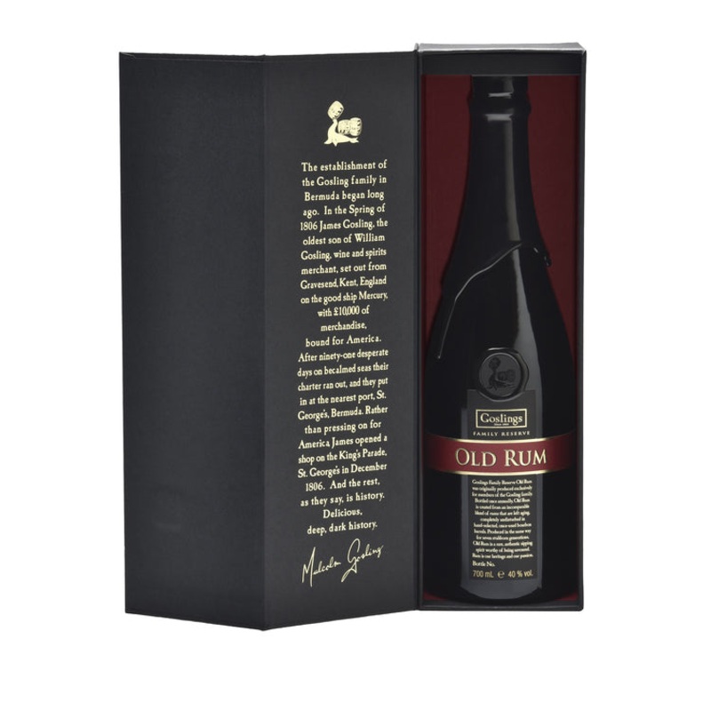 GOSLINGS OLD RUM FAMILY RESERVE 80 750ML 750ML