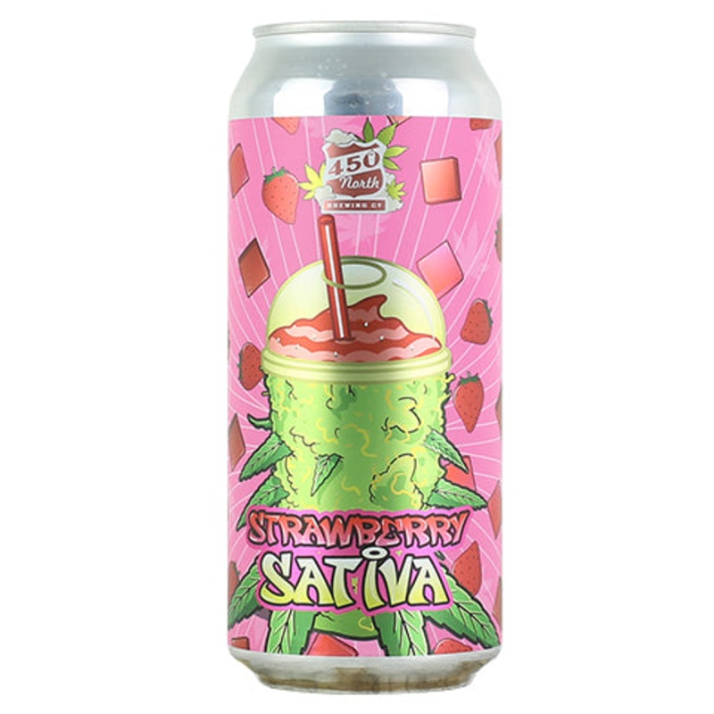 450 North Strawberry Sativa Slushy XXL Smoothie-Style Sour 16OZ SINGLE CAN
