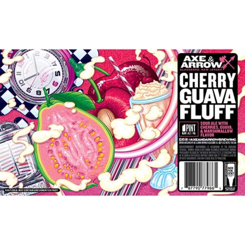 Axe & Arrow Cherry Guava Fluff Sour 16OZ SINGLE CAN
