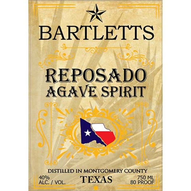 Bartletts Reposado Agave Spirit 750ML BTL