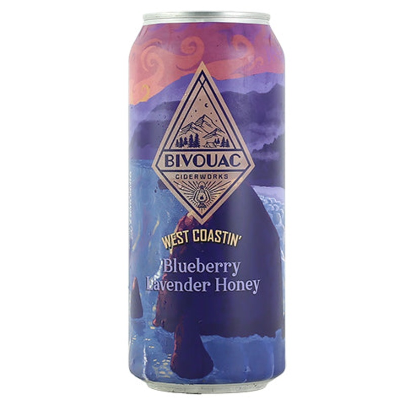 Bivouac West Coastin' Cider (blueberry, lavender, honey) 16OZ SINGLE CAN