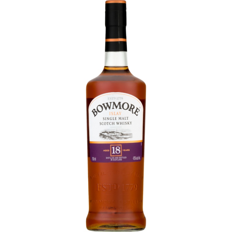 BOWMORE SINGLE MALT SCOTCH 18 YR 86 750ML 750ML