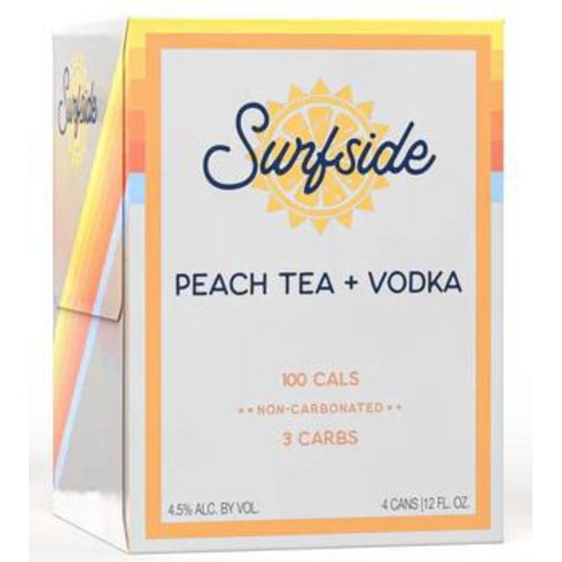 Cocktail Surfside 4pk Peach Tea & Vodka