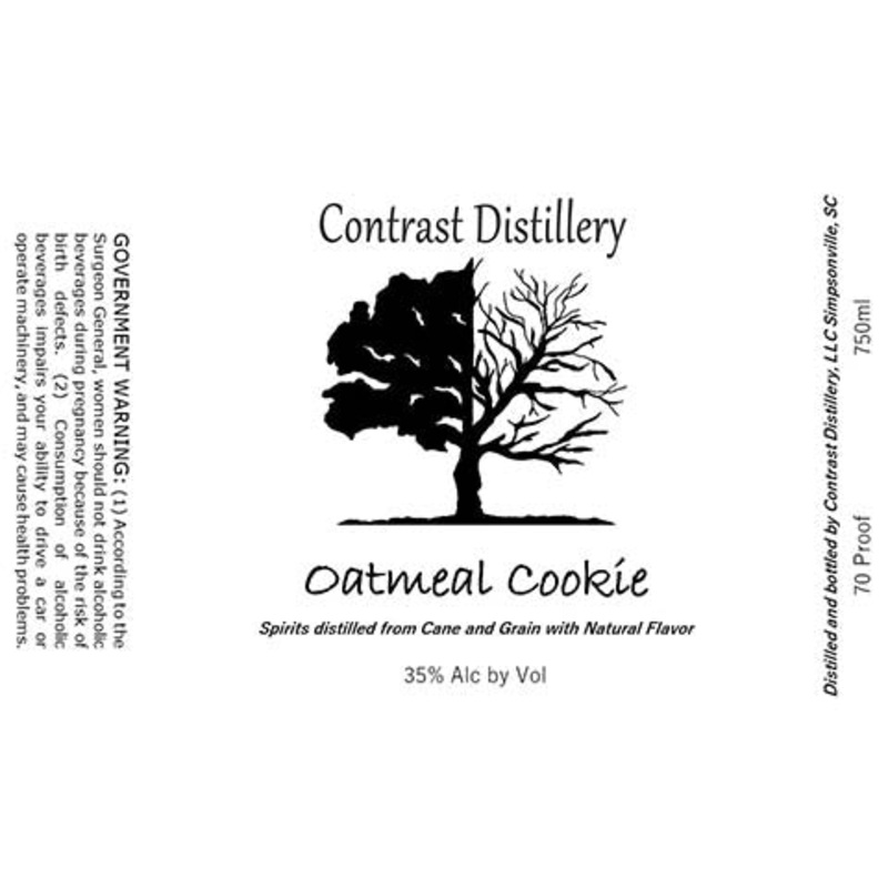 Contrast Oatmeal Cookie 750ML BTL