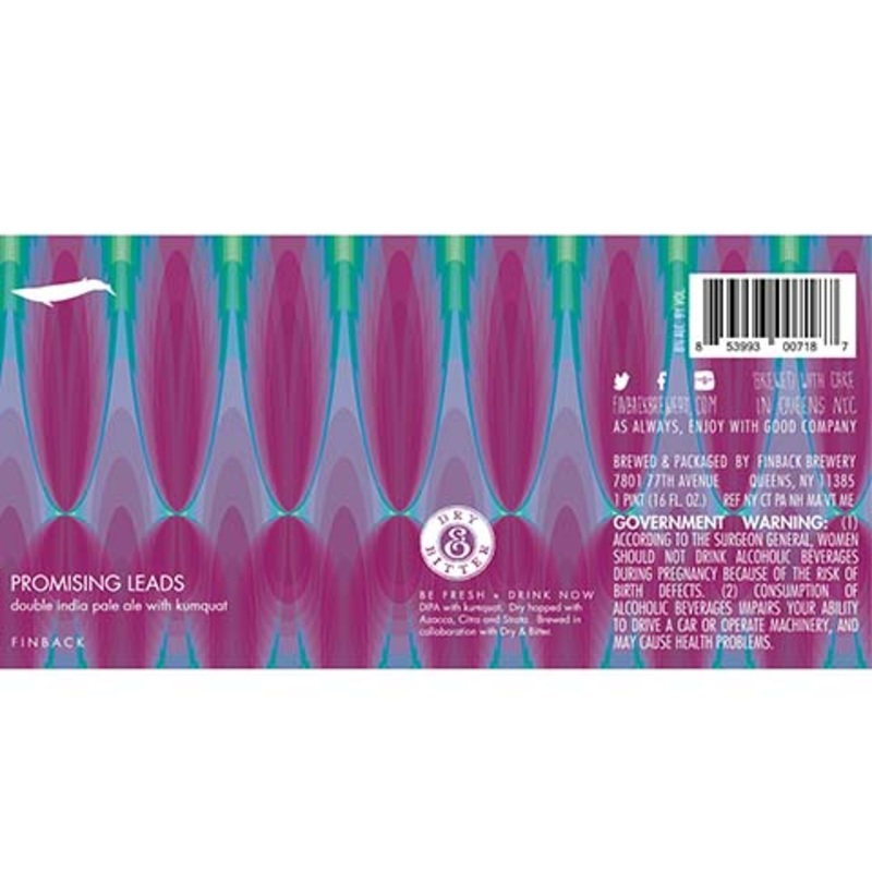 Finback Promising Leads DIPA 16OZ SINGLE CAN