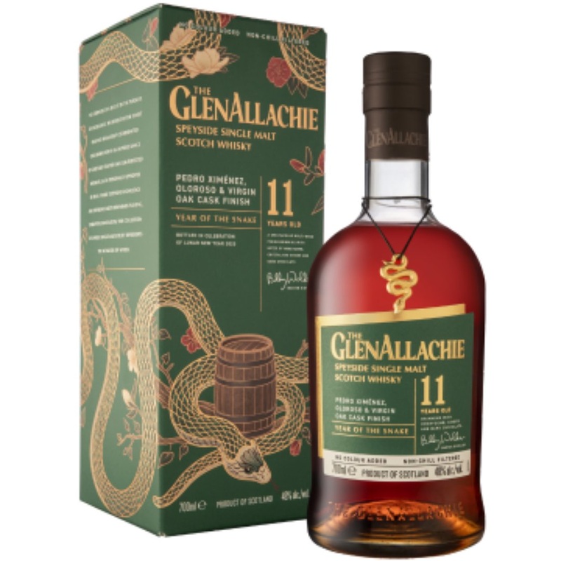 GlenAllachie 11-Year-Old Speyside Single Malt Scotch Whisky Year of the Snake Edition