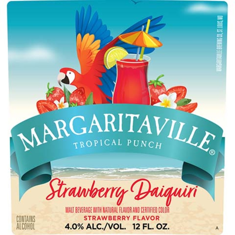 Margaritaville Tropical Punch Strawberry Daiquiri 12OZ SINGLE BTL