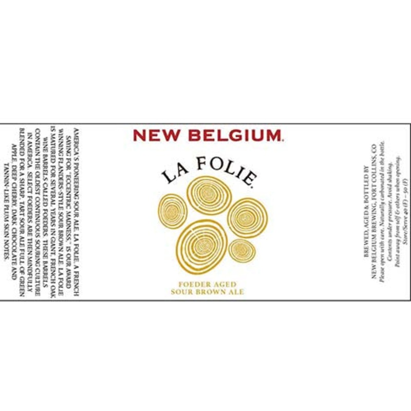 New Belgium La Folie Foeder Sour Brown Ale 375ML BTL