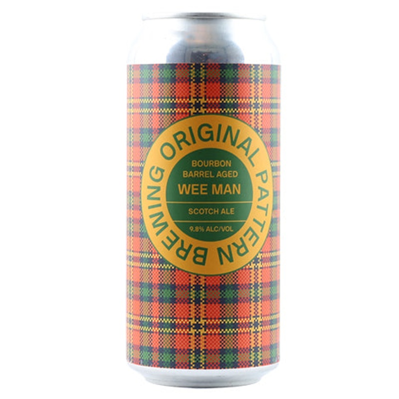 Original Pattern Bourbon Barrel-Aged Wee Man Scotch Ale 16OZ SINGLE CAN