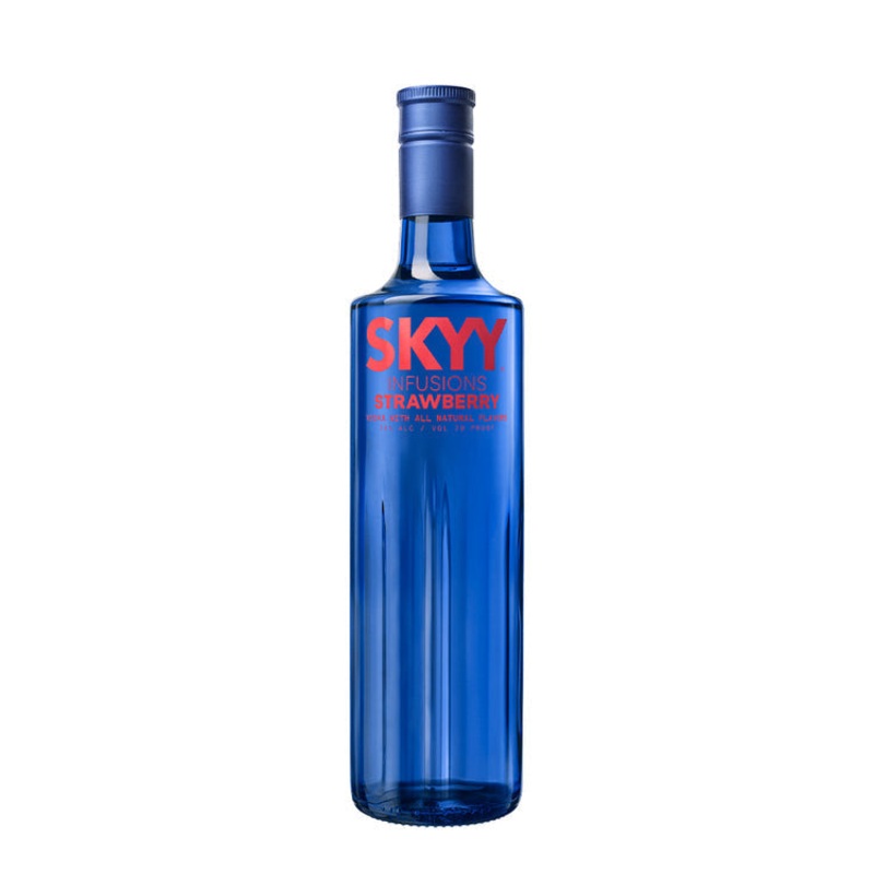 SKYY STRAWBERRY FLAVORED VODKA INFUSIONS 70 750ML 750ML