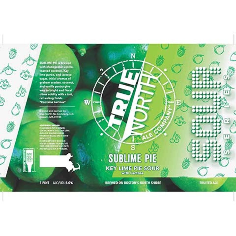 True North Sublime Pie Key Lime Pie Sour Ale 16OZ SINGLE CAN