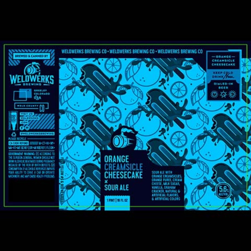 Weldwerks Orange Creamsicle Cheesecake Sour Ale 16OZ SINGLE CAN