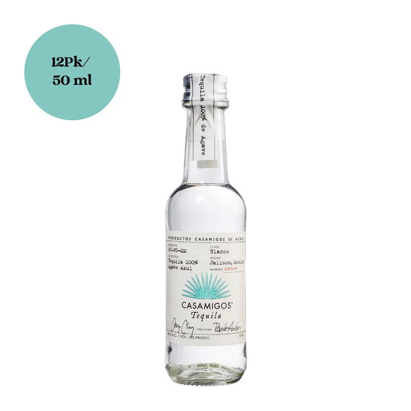 Casamigos Tequila Blanco 80 12pk 50ml Shots
