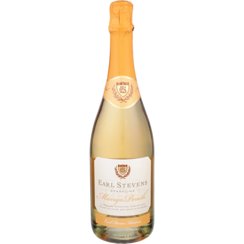 Earl Stevens Sparkling Mango Peach Flavored Wine 750ML 750ML