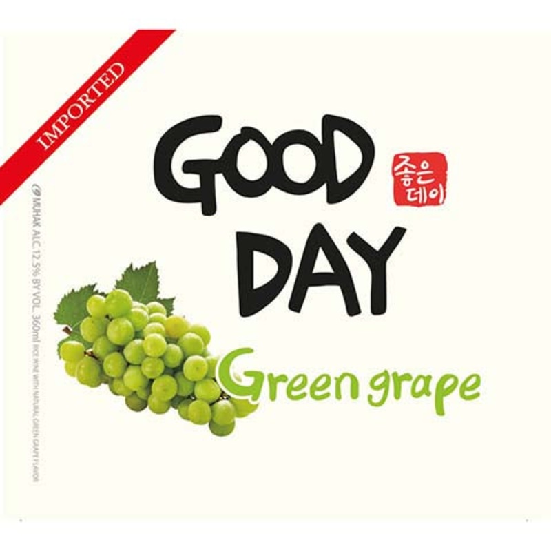 Goodday Green Grape 360ML BTL
