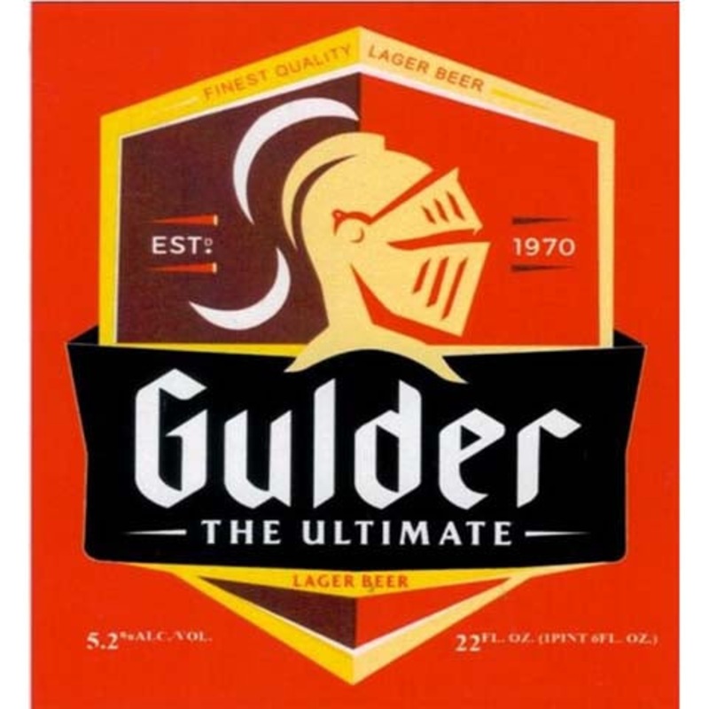 Gulder The Ultimate Lager Beer 22OZ SINGLE BTL