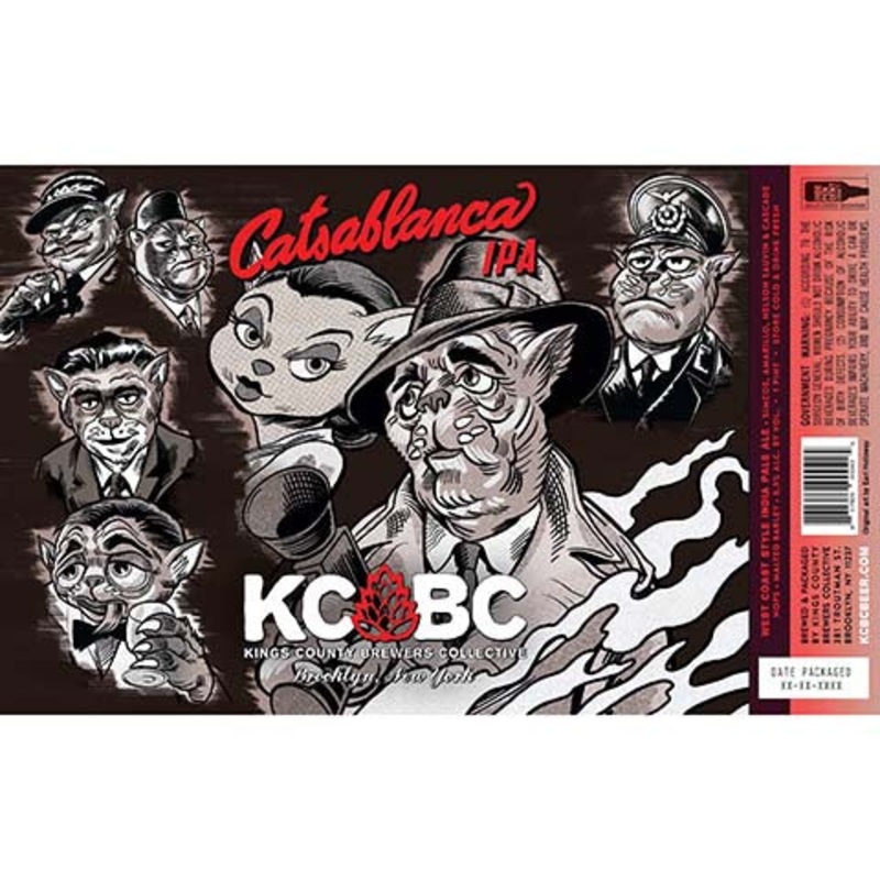 Kings County Brewers Collective Catsablanca IPA 16OZ SINGLE CAN