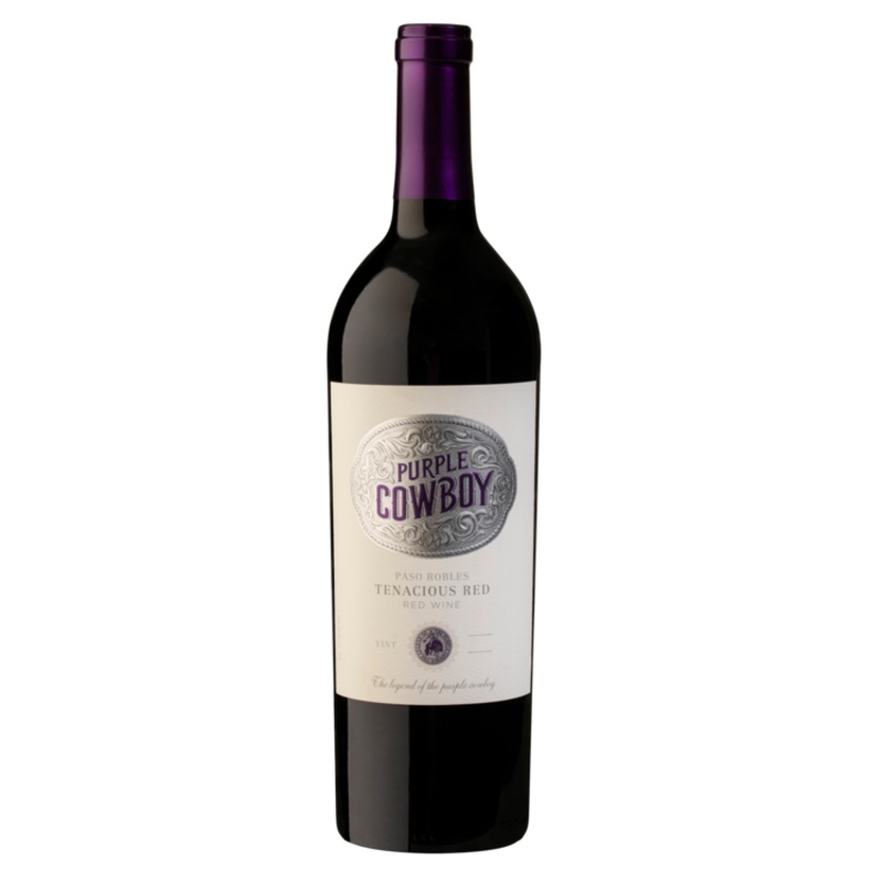 PURPLE COWBOY TENACIOUS RED PASO ROBLES 750ML 750ML