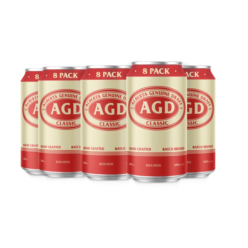 ALBERTA GENUINE DRAFT 355ML 8PK CAN @ St. Albert [1056507] 2840 ml