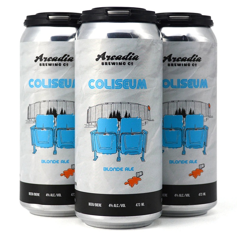 ARCADIA COLISEUM BLONDE ALE 473ML 4PK CAN @ Township [1030657] 1892 ml