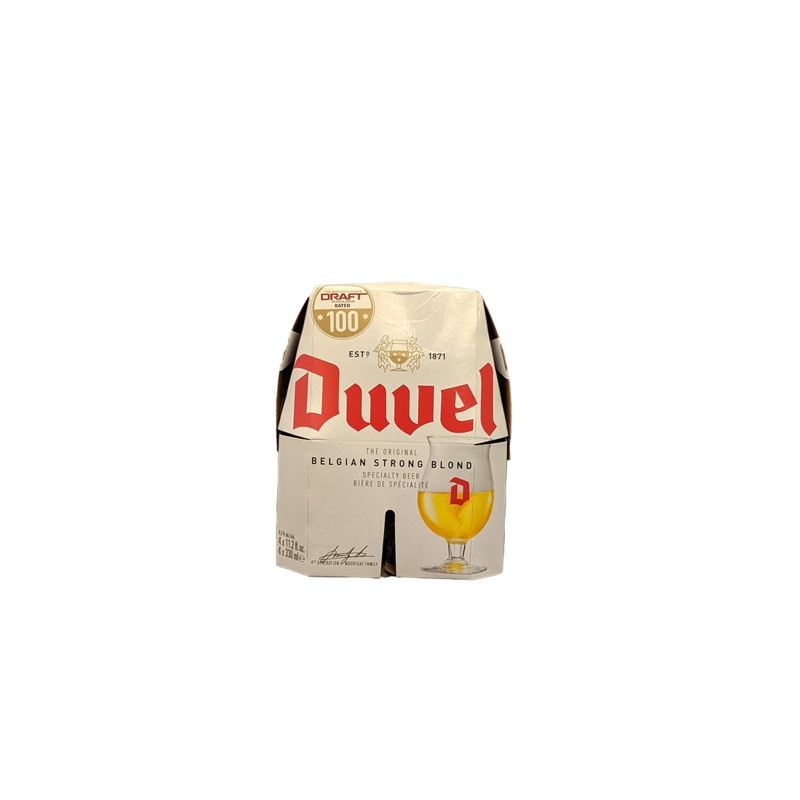 Duvel Belgian Golden Ale 4 Pack Bottles