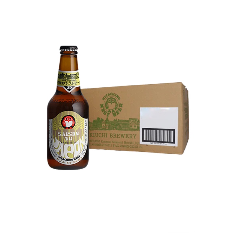 Hitachino Nest Saison du Japon Japanese Beer 330ml Bottle x24 (Case)