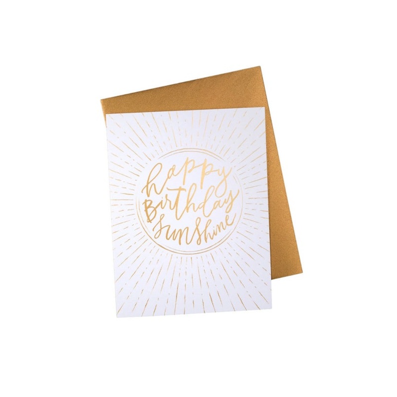 Knot & Bow " Happy Birthday Sunshine" Card