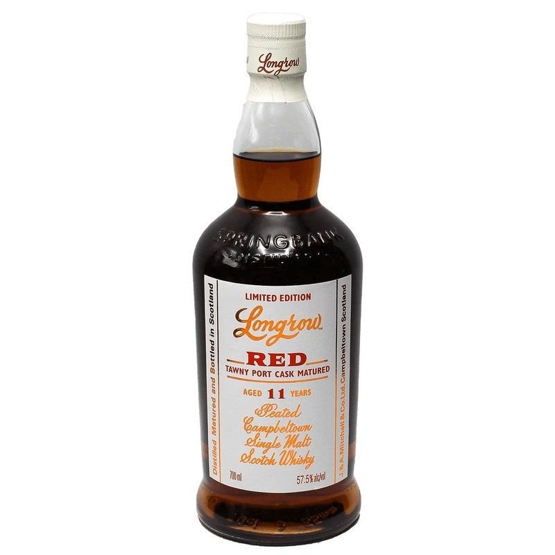Longrow 'Red' 11 Year Old Tawny Port Cask Matured Single Malt Scotch Whisky 700ML BTL