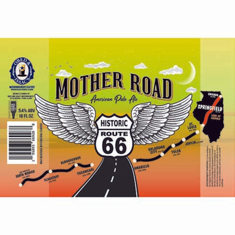 Obed & Isaac's Mother Road American Pale Ale 16OZ SINGLE CAN