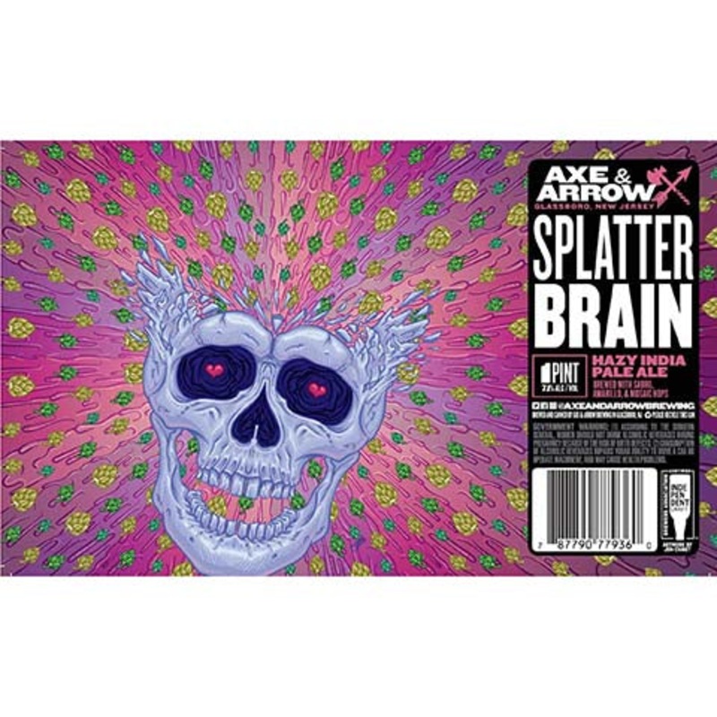 Axe & Arrow Splatter Brain Hazy IPA 16OZ SINGLE CAN