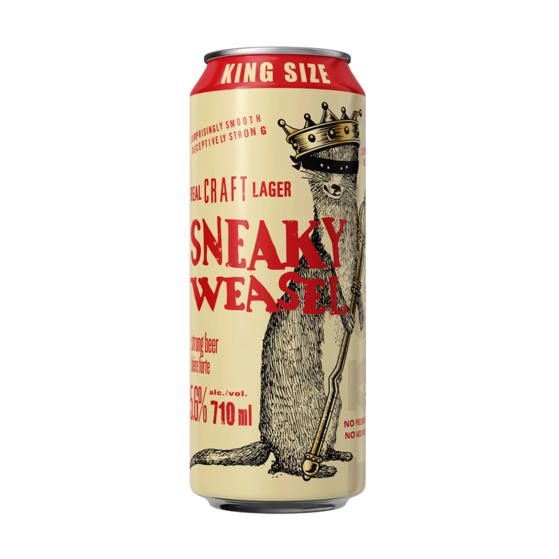 BALDERDASH SNEAKY WEASEL LAGER 710ML CAN @ Kelowna [1057669] 710 ml